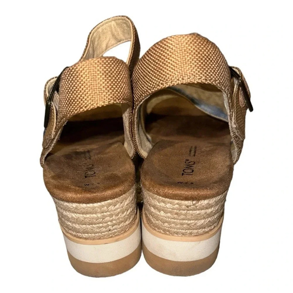 Toms Denim Blue Tie Dye Espadrille Size 7.5 - Picture 10 of 10